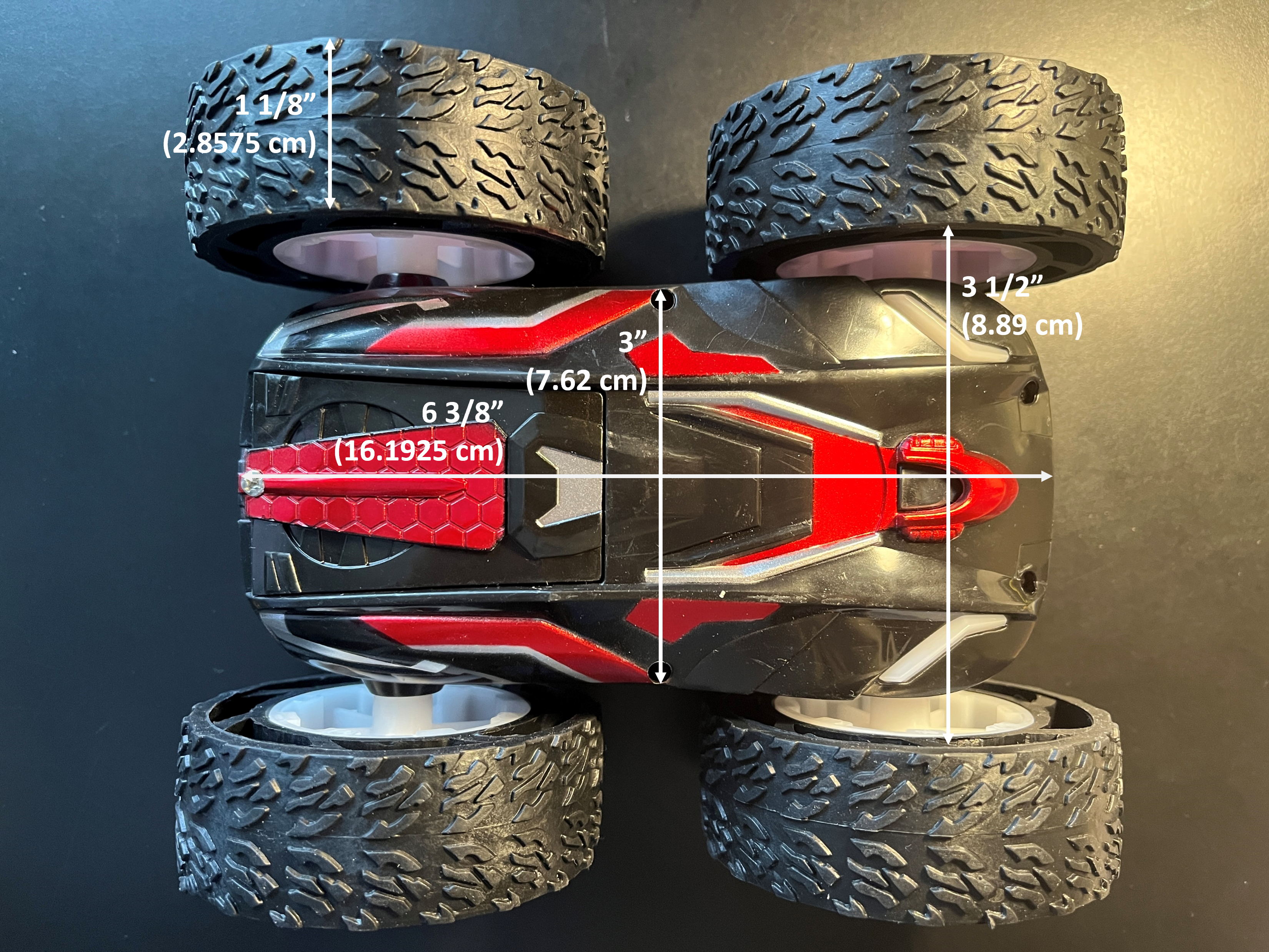 RC car Dimensions img